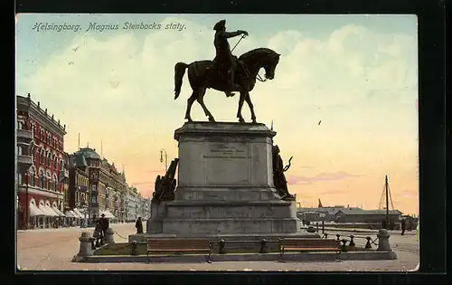 AK Helsingborg, Magnus Stenbocks staty