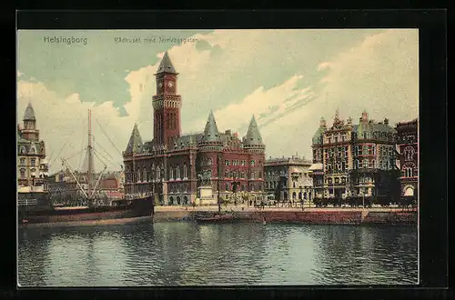 AK Helsingborg, Radhuset med Jernvägsgatan