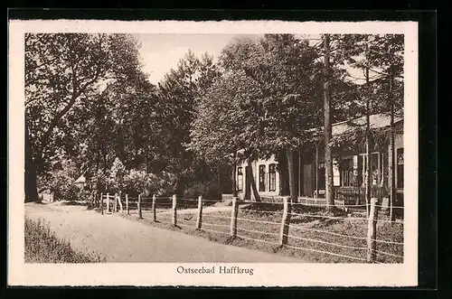 AK Haffkrug / Ostseebad, Gebäudeansicht