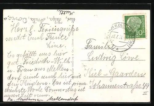 AK Haffkrug / Ostseebad, Café Laubgewind, Strandallee