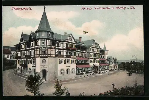 AK Oberhof i. Th., Herzogl. Schlosshotel