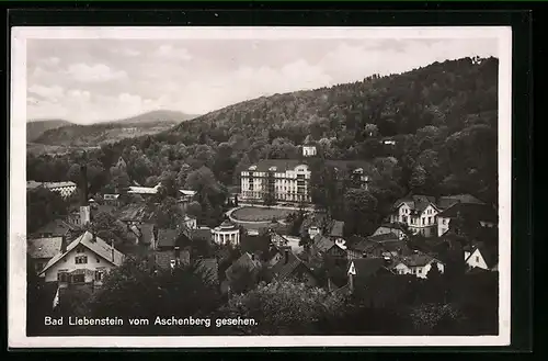 AK Bad Liebenstein, Panoramablick vom Aschenberg aus