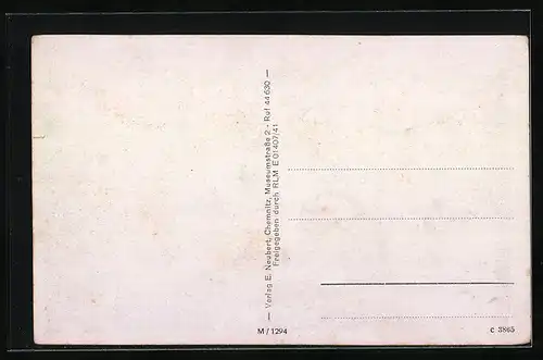 AK Annaberg i. Erzgeb., St. Annen-Kirche, Frohnauer Hammer, Uttmann-Denkmal