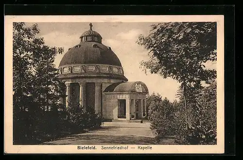 AK Bielefeld, Kapelle auf dem Sennefriedhof
