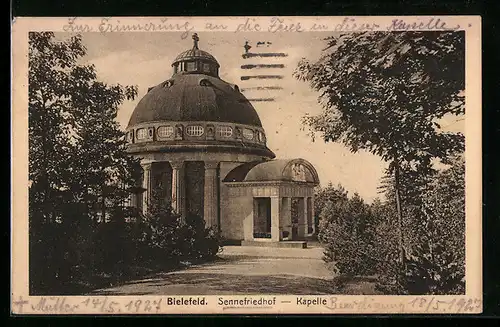 AK Bielefeld, Sennefriedhof, Kapelle