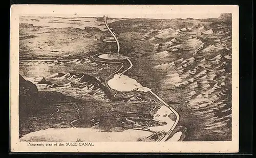 AK Suez, Panoramic plan of the Canal