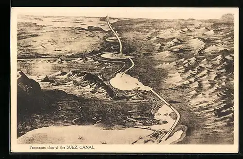 AK Suez, Panoramic plan of the Suez Canal