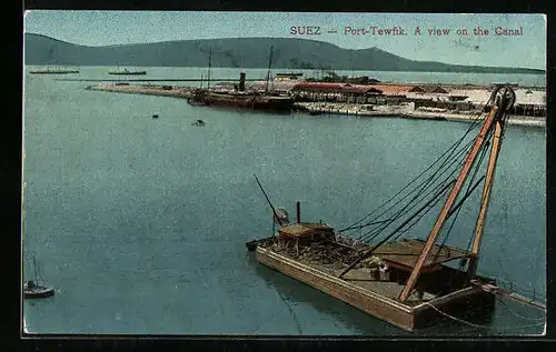 AK Suez, Port-Tewfik, a view on the Canal