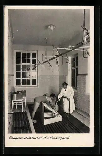 AK Stützerbach, Im Kneippbad, Badekultur