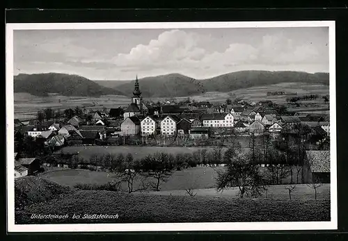 AK Untersteinach bei Stadtsteinach, Blick zur Kirche und auf den gesamten Ort
