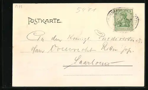 AK Maria Laach, Kirche und Hotel