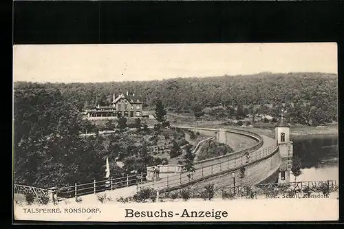 AK Ronsdorf, Blick auf die Talsperre