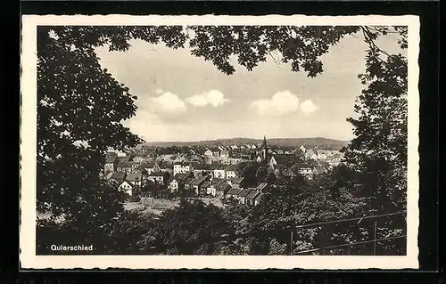 AK Quierschied a. Saar, Generalansicht der Stadt im Fischbachtal