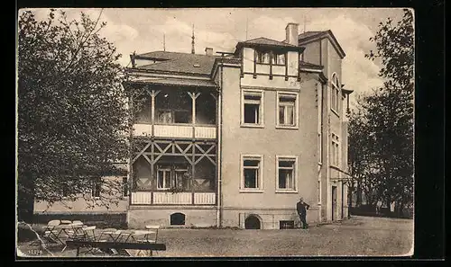 AK Bad Kreischa, an der Park-Villa