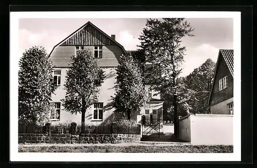 AK Bielefeld, vor dem Otto-Riethmüller-Haus im Paderborner Weg 115