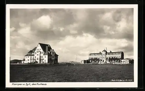 AK Kampen a. Sylt, Partie vor dem Kurhaus