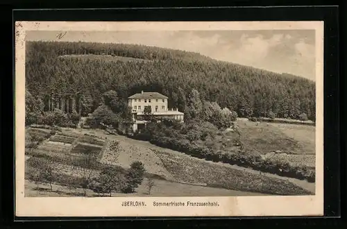 AK Iserlohn, Blick auf das Sommerfrische Franzosenhohl