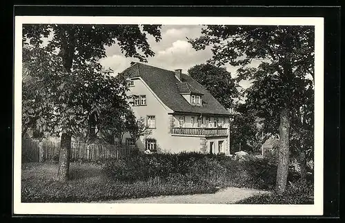 AK Hermes im Frankenwald, am Gasthaus am Waldrand