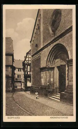 AK Boppard, Portal in der Kronenstrasse