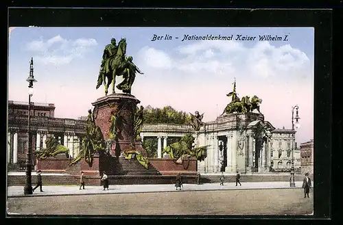 AK Berlin, Nationaldenkmal Kaiser Wilhelm I.