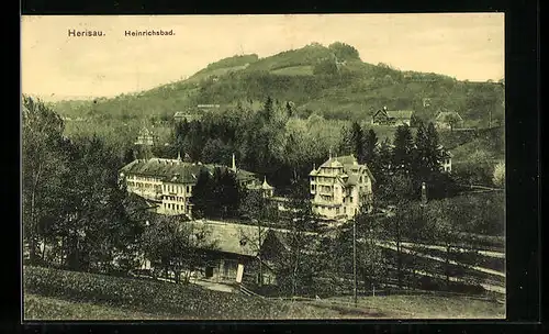 AK Herisau, Blick auf das Heinrichsbad