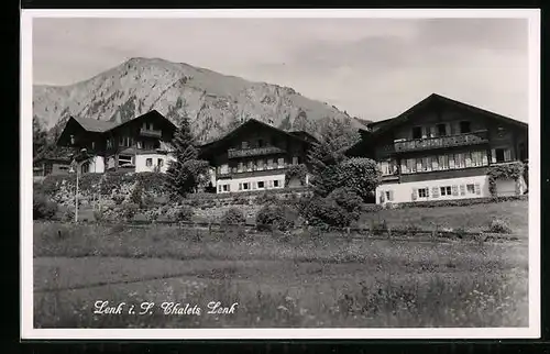 AK Lenk i. S., Chalets Lenk, Wohnhäuser