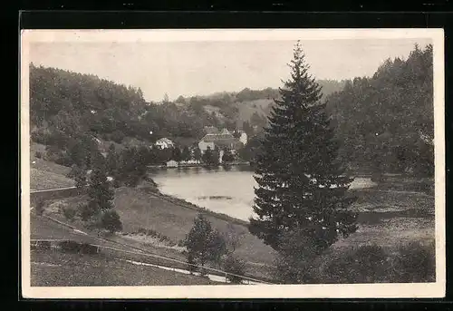 AK Porrentruy, Lac de Lucelle, das Kurhaus Lützelhof