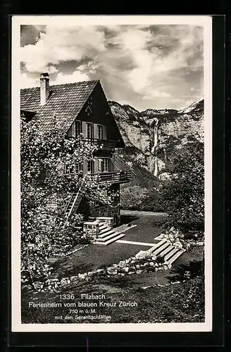 AK Filzbach, Ferienheim vom Blauen Kreuz Zürich