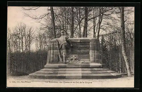 AK Raon-L`Etape, Le Monument des Chasseurs au Col de la Chipote