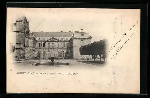 AK Remiremont, Ancien Palais Abbatial, Facade