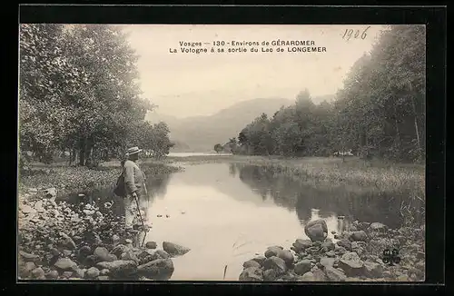 AK Gerardmer, La Vologne a sa sortie du Lac de Longemer
