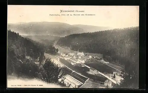 AK Kichompre, Panorama, pris de la Roche des Correaux