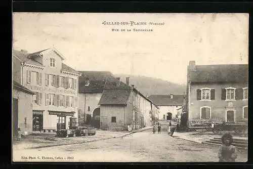 AK Celles-sur-Plaine, Rue de la Tournelle