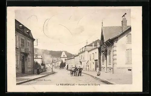 AK La Neuveville, Avenue de la gare