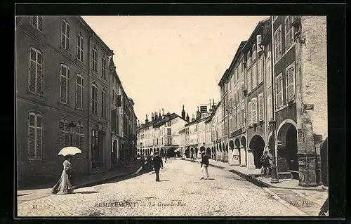 AK Remiremont, La Grande Rue