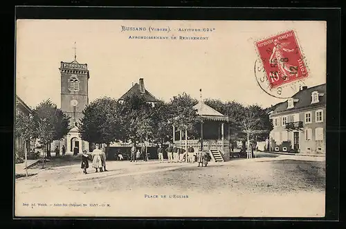 AK Bussang, Arrondissement de Remiremont, Place de L`Eglise