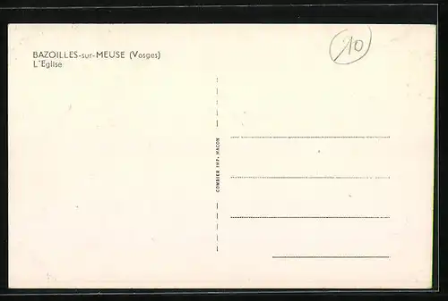 AK Bazoilles-sur-Meuse, L`Eglise