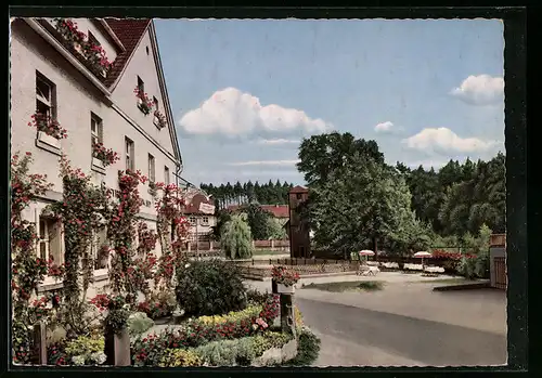 AK Pechgraben b. Bayreuth, Gasthof-Pension Frankenwald, Bes. N. Egermann