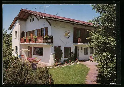 AK Oberstaufen /Allgäu, Schrothkur- und Erholungsheim Die Sonnenuhr, Bes. M. u. E. Müller