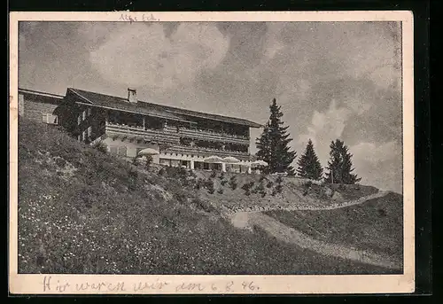 AK Sonthofen, Berggasthaus Allgäuer Berghof