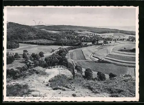 AK Bad Liebenstein, Ortsansicht vom Morgentor aus