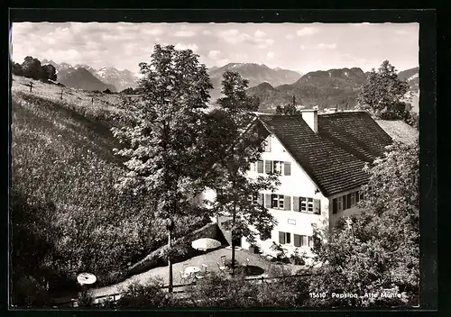 AK Hinang b. Alstädten /Allgäuer Alpen, Pension Alte Mühle