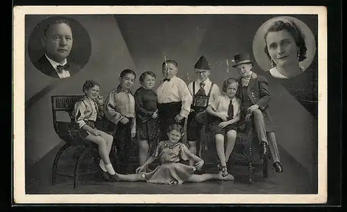 AK Magdeburg, Willy Heep, Liliputaner-Künstler-Truppe, Werftstrasse 15-16