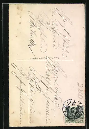 AK Bremen, Langenstrasse mit Essighaus