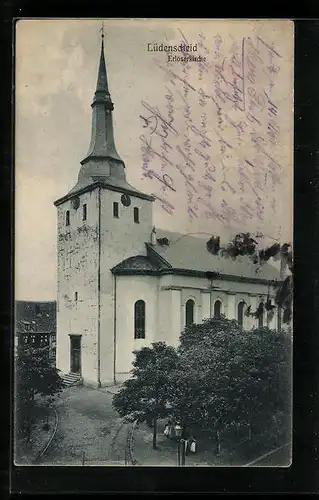 AK Lüdenscheid, Blick auf Erlöserkirche