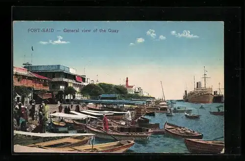 AK Port-Said, General view of the Quay