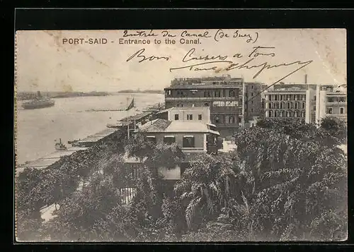 AK Port-Said, Entrance to the Canal