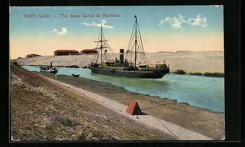 AK Port-Said, The Suez Canal at Kantara