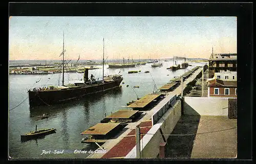 AK Port-Said, Entree du Canal