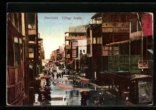 AK Port-Said, Village Arabe